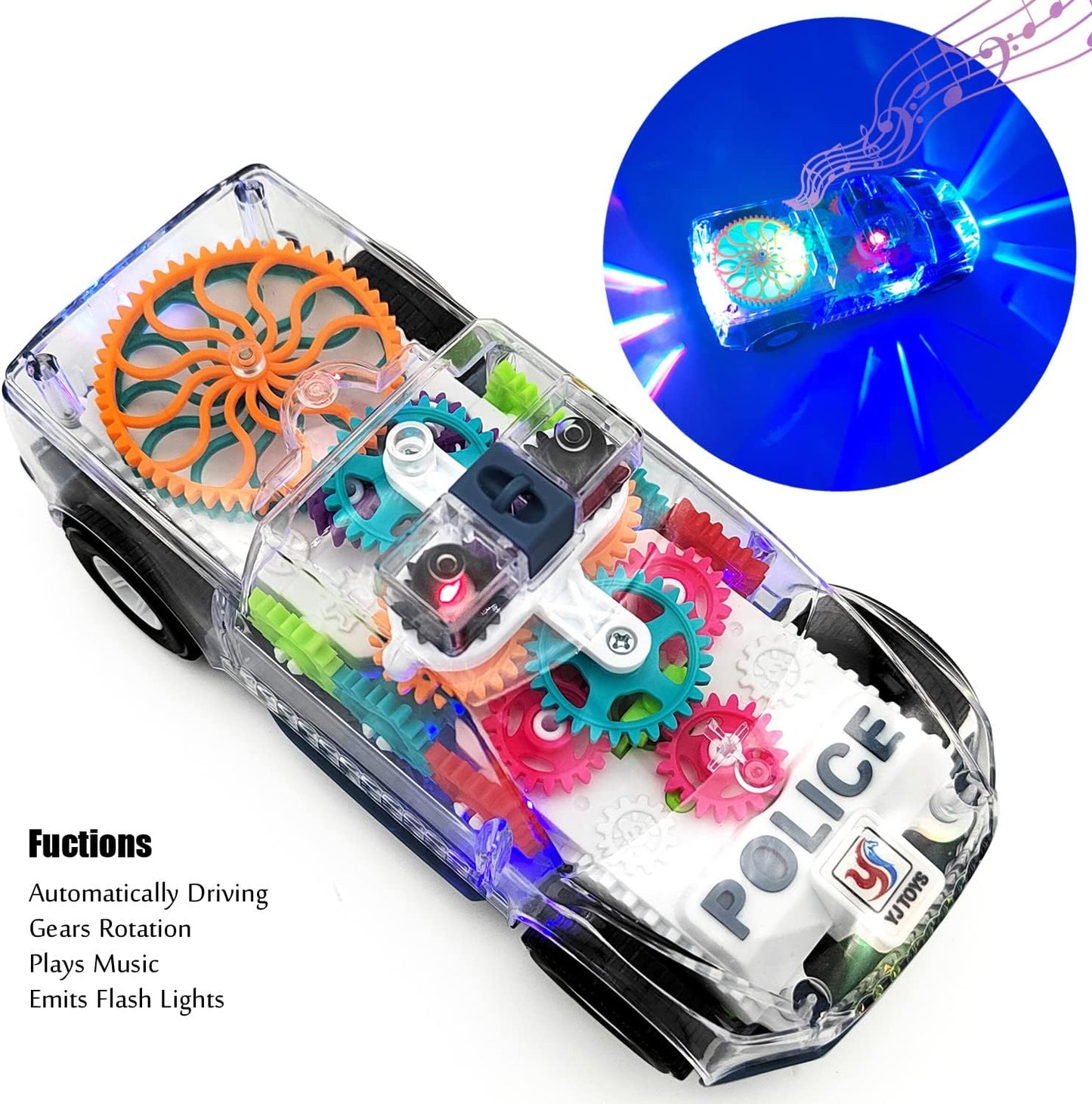 Kids Transparent Car Toy