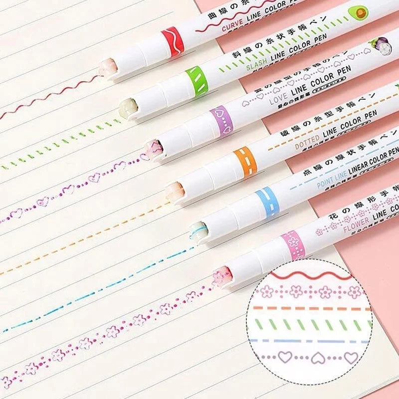 Sakura Curve Highlighter Pens - Set of 6 Pens